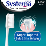 LION Systema Toothbrush Compact 4 Rows Soft Brush 1p