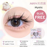 FLORTTE I Am Super Beauty Glue-free False Lashes N07 #Natural Black