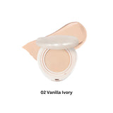 WAKEMAKE Water Glow Coating BalmSPF30/PA++ (1 Refill + 2 Extra Cushion Puffs)