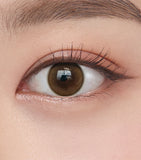 OLENS 1 Month Contact Lenses #Shine Touch Milky Brown