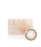 OLENS 1 Month Contact Lenses #Glowy Natural Latte Brown