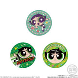 Bandai Candy The Powerpuff Girls Embroidered Can Badge Collection Biscuit 12 pcs