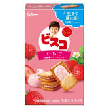 GLICO Bisco Strawberry Cream Biscuits 21.5g