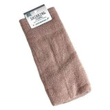 Shirring Face Towel Cream/Brown 28×70cm 1pc