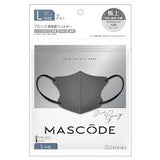 MASCODE 3D Black Mask 7pcs