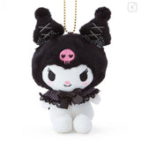 SANRIO Mascot Holder Kuromi Girly Black Size S 1pc