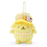 SANRIO Gingham Casquette Mascot Holder Pom Pom Purin 1pc