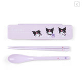 Sanrio Chopstick and Spoon Set Kuromi