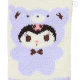 SANRIO Original Fluffy Socks - Kuromi / Bear 23~25cm 1pair