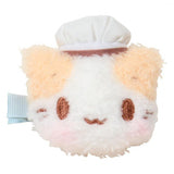 SANRIO Marshmallow Cat Chef & Maid Hair White Clips 2pcs