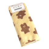 Fluffy Face Towel Hamster & Bear Pattern 1P