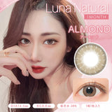 LUNA NATURAL Daily Contact Lenses #Almond 10pcs