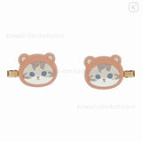 SHOBIDO Shark Cat Hairpin Bear Ear Cat 2pcs