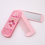 SANRIO Compact Hair Comb & Mirror Set My Melody 1pc