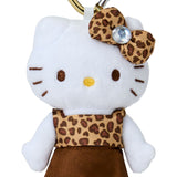 SANRIO Long-legged Hello Kitty Leopard  Ver. Sanrio Style Up Plush Keychain Mascot 1PC