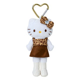 SANRIO Long-legged Hello Kitty Leopard  Ver. Sanrio Style Up Plush Keychain Mascot 1PC