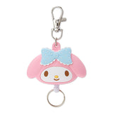 SANRIO My Melody Face Shaped Reel Keychain 1pc