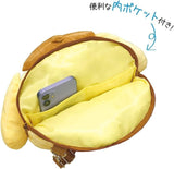 SANRIO Pom Pom Purin Face Plush Pochette Shoulder Bag 1pc