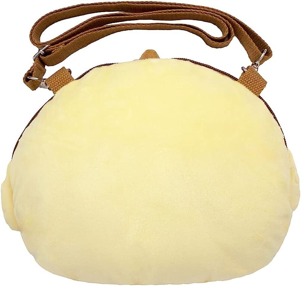 SANRIO Pom Pom Purin Face Plush Pochette Shoulder Bag 1pc