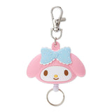 SANRIO My Melody Face Shaped Reel Keychain 1pc