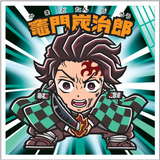 LOTTE Kimetsu No Yaiba Choco Wafer Sticker Infinity Castle 23g