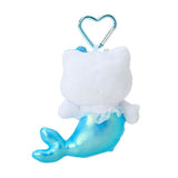SANRIO Hello Kitty Fantasy Collection Mermaid Blue Plush Keychain 1pc