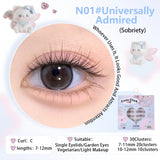 FLORTTE I Am Super Beauty Glue-Free False Lashes 1 Pair #N01 Universally Admired