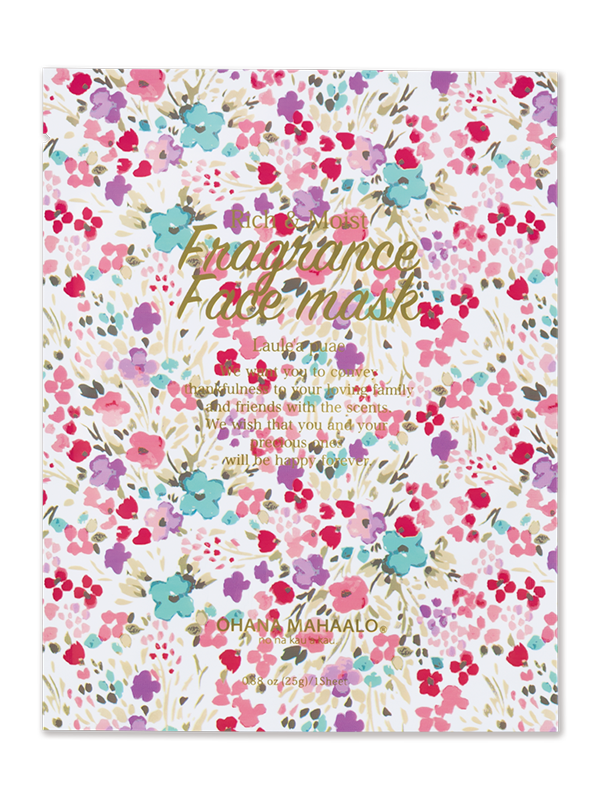 OHANA MAHAALO Fragrance Face Mask Laule'a Puae 7 Sheets