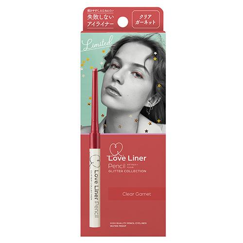 LOVE LINER Pencil Glitter Collection #Clear Garnet 1pc