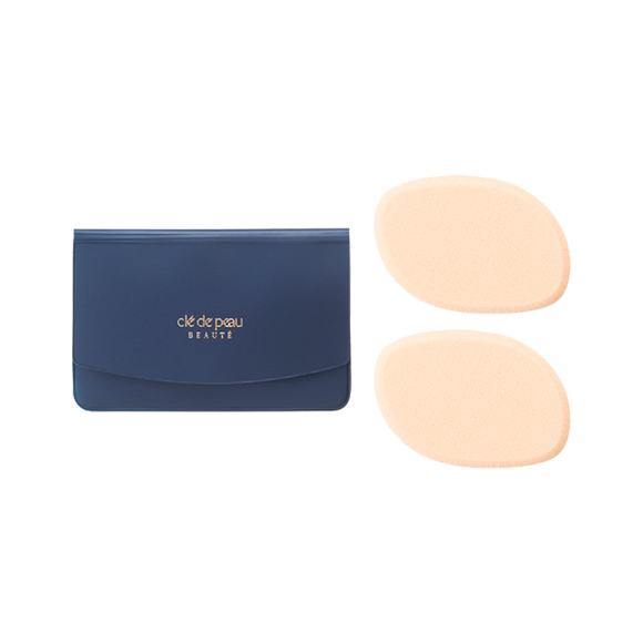 CLE DE PEAU Cream Foundation Sponge 2pcs | Merry Seasons