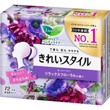 KAO Laurier Liner Relaxing Floral Fragrance 72pcs