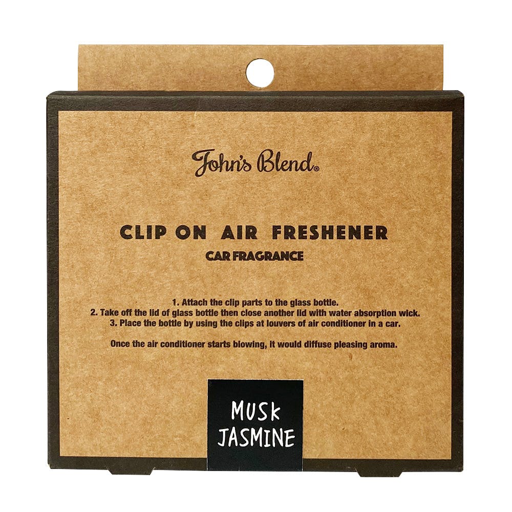 JOHN'S BLEND Clip-on Air Freshener #Musk Jasmine 135g