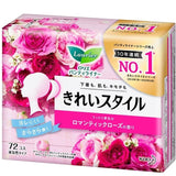KAO Laurier Liner Romantic Rose Fragrance 72pcs