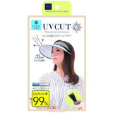 UV CUT 酷炫可折叠防紫外线高尔夫帽 灰色 1 件