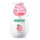 KRACIE Naive Body Wash Peach 530ml