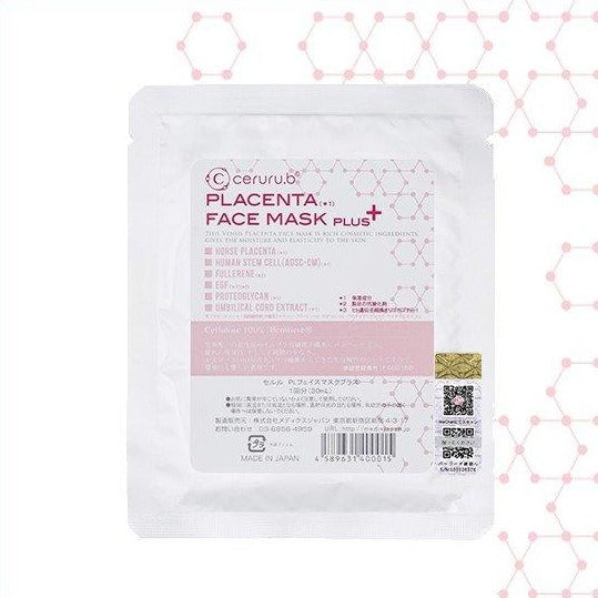 CERURU.B Placenta Face Mask Plus 5pcs