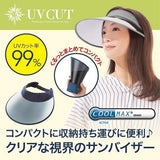 UV CUT Cool Foldable Uv Resistant Golf Hat Grey 1pc