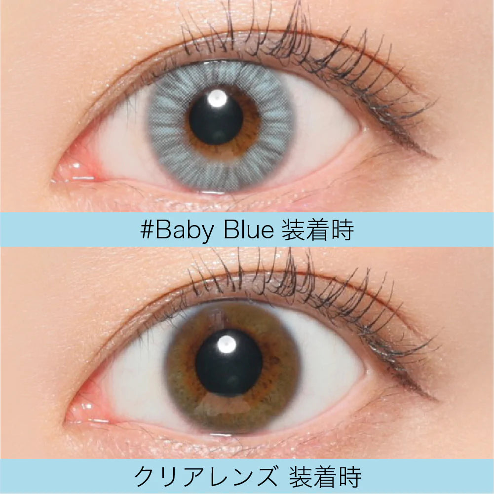 CHOUCHOU 1 Month Contact Lenses #Baby Blue 1pc ( 1 box)