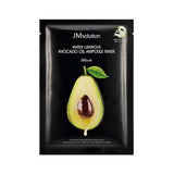 JM SOLUTION Water Lumious Avocado Oil Ampoule Mask 1 sheet