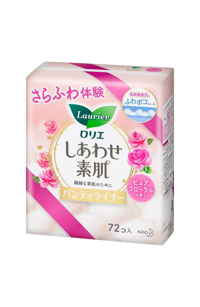 KAO Laurier Skin Panty Liner Pure Floral Aroma 72pcs