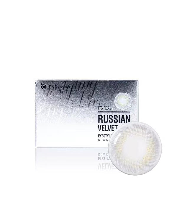 OLENS 1 Month Contact Lenses #Russian Velvet Gray