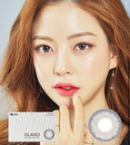 OLENS 1 Month Contact Lenses #Island Gray